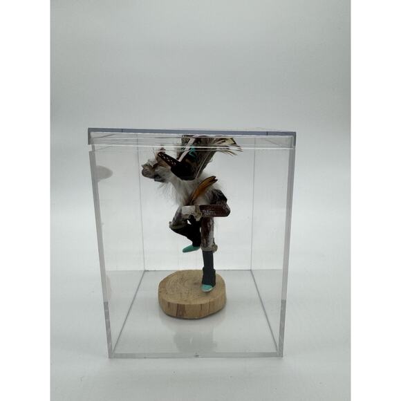 Vintage Native American Badger Kachina Doll Figurine Handmade 5” Collectibles - Picture 2 of 11